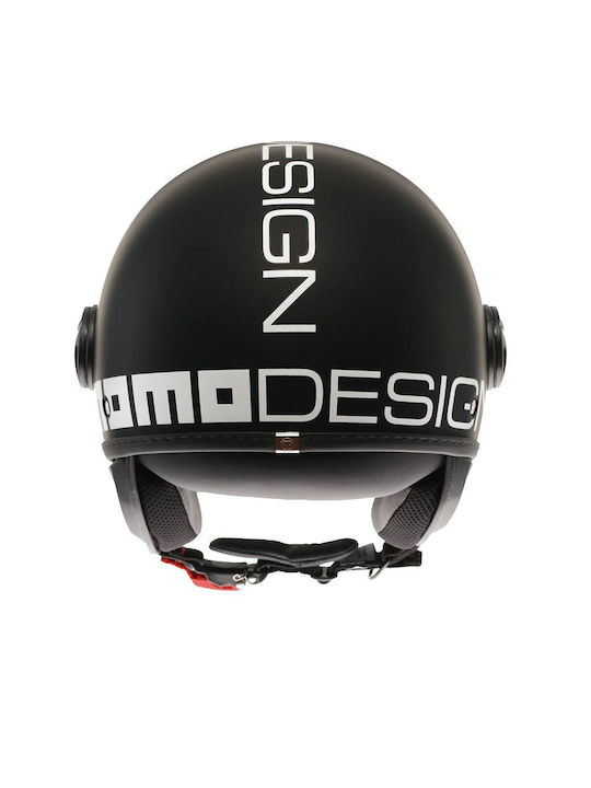 MomoDesign FGTR Classic Mono Matt Black/White Κράνος Μηχανής Jet ECE 22.06