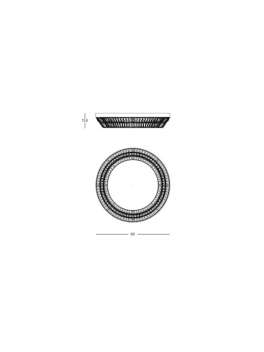 Zambelis Lights Πλαφονιέρα 80εκ. LED Zambelis Lights Πλαφονιέρα 80εκ. LED