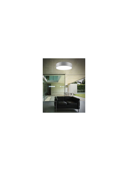 Nova Luce Ceiling Mount Light Gray with Socket E27