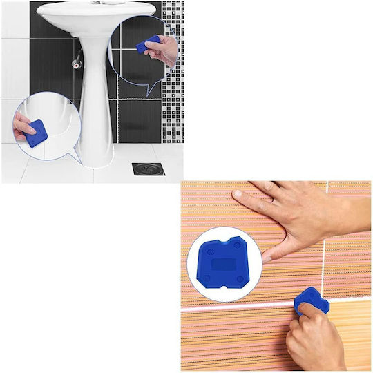 Set 4 Reusable Plastic Scrapers Applying Silicone Putty Zola Blue
