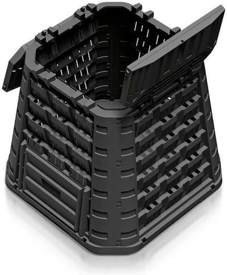 Garden Composter 450 L Black Evogreen Vario