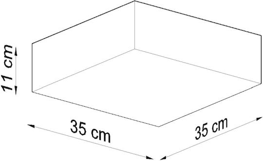 Sollux Horus 35 Πλαφονιέρα 35εκ. Sollux Horus 35 Πλαφονιέρα 35εκ.