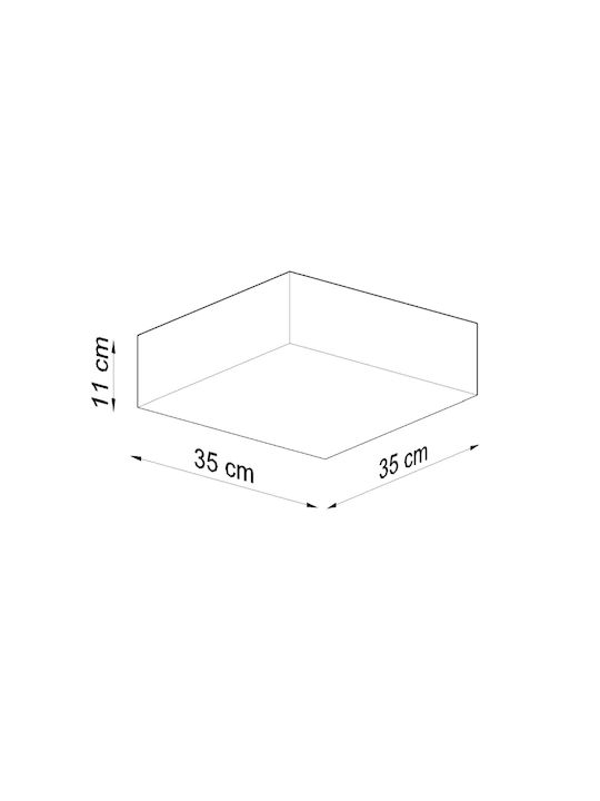 Sollux Horus 35 Πλαφονιέρα 35εκ.