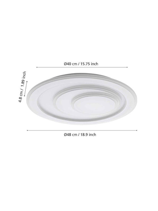 Eglo Palagiano Ceiling Light 48cm LED Eglo Palagiano Ceiling Light 48cm LED