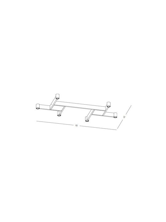Zambelis Lights Ceiling Light 80cm LED