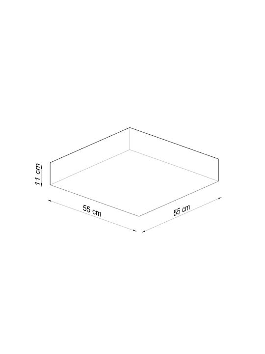 Sollux Horus Ceiling Light 55cm