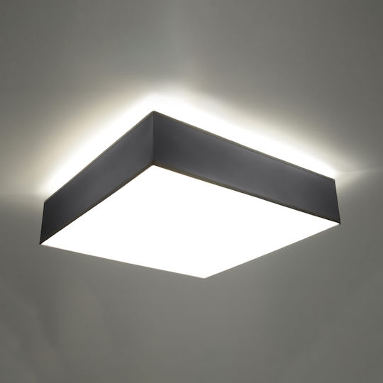 Sollux Horus Ceiling Mount Light 45cm Gray with Socket E27