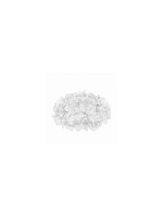 Slamp Clizia Medium Pixel Ceiling Mount Light White with Socket E27