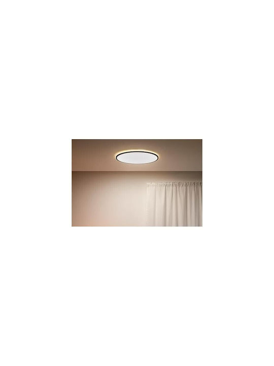 WiZ Smart Deckenleuchte 22cm Weiß mit Integrierter LED und Fernbedienung