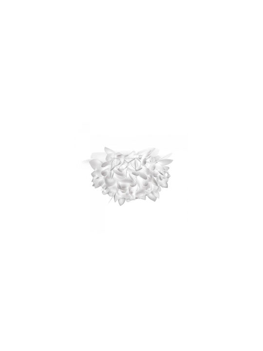 Slamp Veli Foliage Mini Ceiling Mount Light White with Socket E27