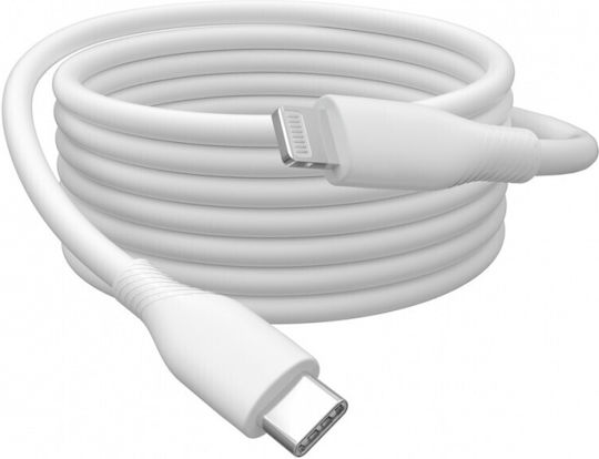 Digitus USB-C to Lightning Cable 60W Λευκό 1m (AK-600110-020-W)