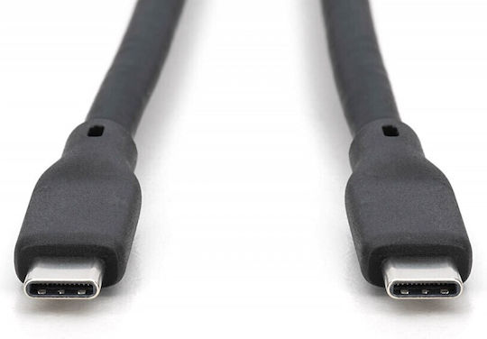 Digitus USB 2.0 Cable USB-C male - USB-C 240W PD Μαύρο 1m Ak-300344-010-S