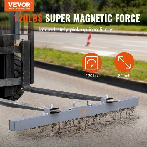 Măturător magnetic Vevor 120lbs pentru ridicare metalică Xgscxqsq84120cuqfv0
