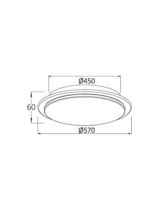 Braytron Jade Πλαφονιέρα LED Braytron Jade Πλαφονιέρα LED