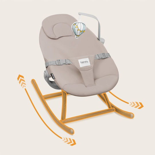Lionelo Ръчен Релакс Бебе Dalia Rocker Beige Sand за Дете до 9кг