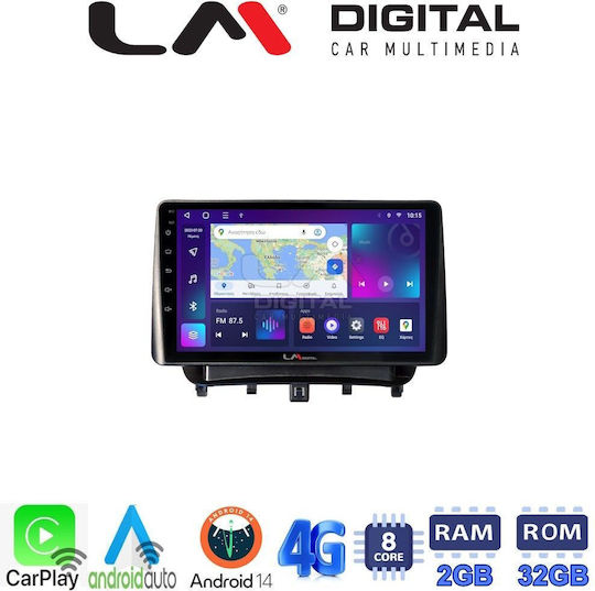 LM Digital Автомобилна Аудио Система (Блутут/USB/WiFi/GPS/Apple-Carplay/Android-Auto)