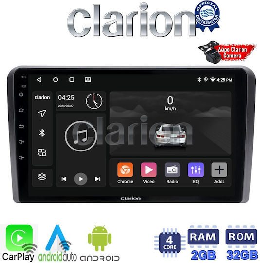 Clarion Автомобилна Аудио Система (Блутут/USB/WiFi/GPS/Apple-Carplay/Android-Auto) с Тъчскрийн 9"