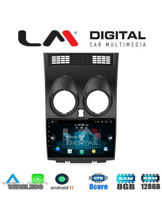 LM Digital Car Audio System for Nissan Qashqai 2007-2013 (Bluetooth/USB/WiFi/GPS/Apple-Carplay/Android-Auto) with Touch Screen 9"