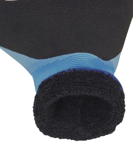 Delta Plus Gloves for Work Cold-Resistant Blue Latex/Nitrile Waterproof 1pcs