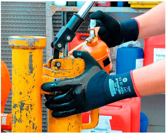 Cofra Gloves for Work Black Nitrile 1pcs