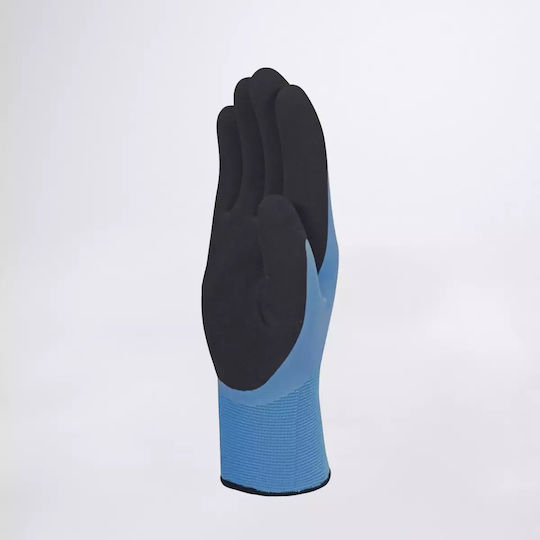 Delta Plus Gloves for Work Cold-Resistant Blue Latex/Nitrile Waterproof 1pcs