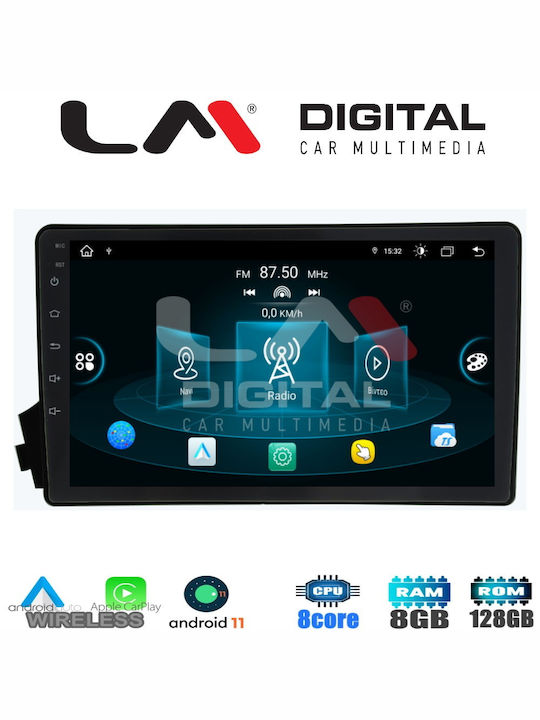 LM Digital Sistem Audio Auto pentru Ssangyong Actyon / Kyron 2006-2015 (Bluetooth/USB/WiFi/GPS/Apple-Carplay/Android-Auto) cu Ecran Tactil 9"