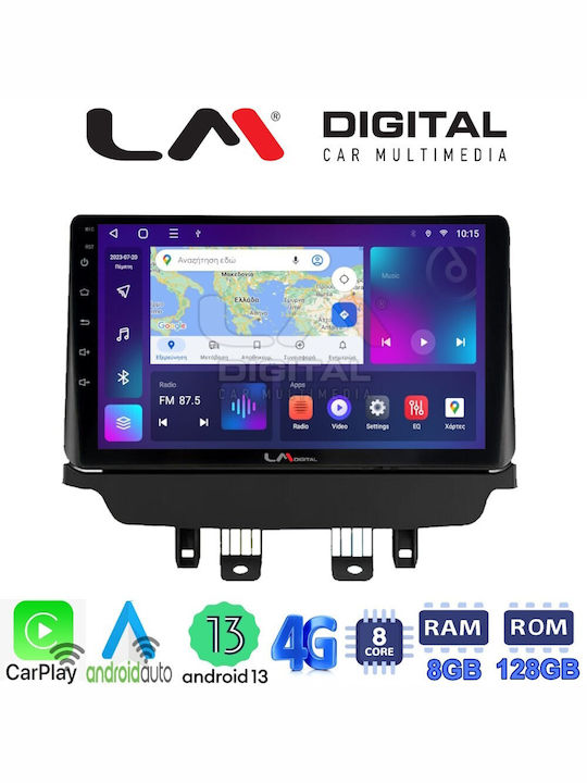 LM Digital Автомобилна Аудио Система (Блутут/USB/WiFi/GPS/Apple-Carplay/Android-Auto)