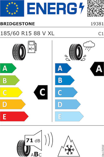 Bridgestone WeatherControl A005 185/60 R15 88V XL Λάστιχα για Επιβατικό Αυτοκίνητο 4 Εποχών