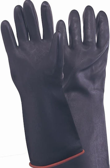 Inter Latex Safety Gloves Black