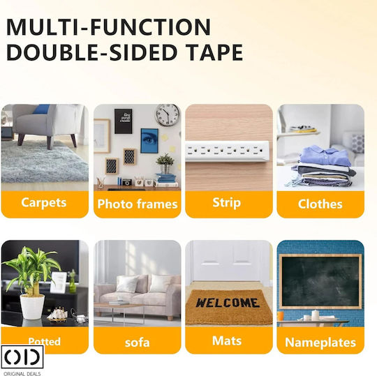 Premium Textile Adhesive Tape Hemming Clothes Hanging Objects 10m X 4cm Original Deals