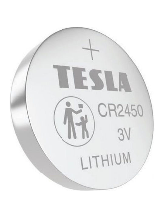 Tesla Batteries Batterien Lithium für Uhren CR2450 3V 5Stück