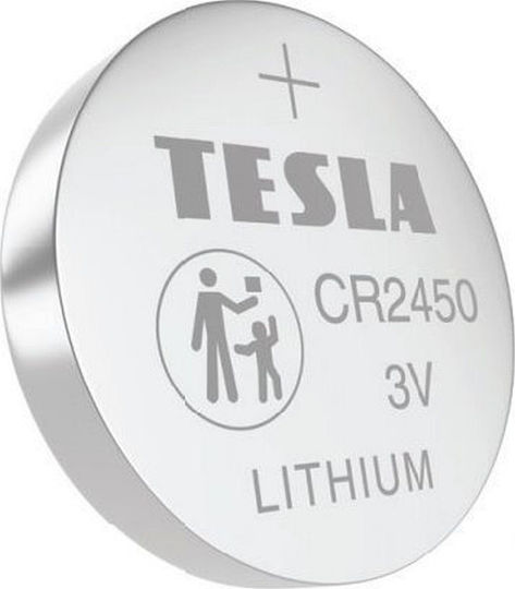 Tesla Batteries Batterien Lithium für Uhren CR2450 3V 5Stück