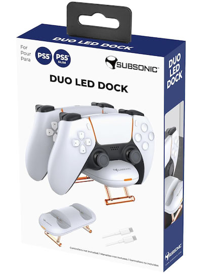 Subsonic Duo Led Dock Ps5/ps5 Slim