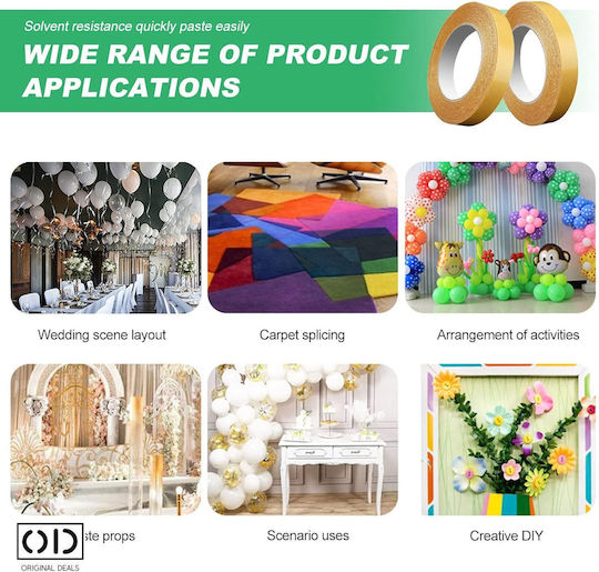 Premium Fabric Double-sided Adhesive Tape Hemming Clothes Hanging Objects 10m X 1cm Original Deals
