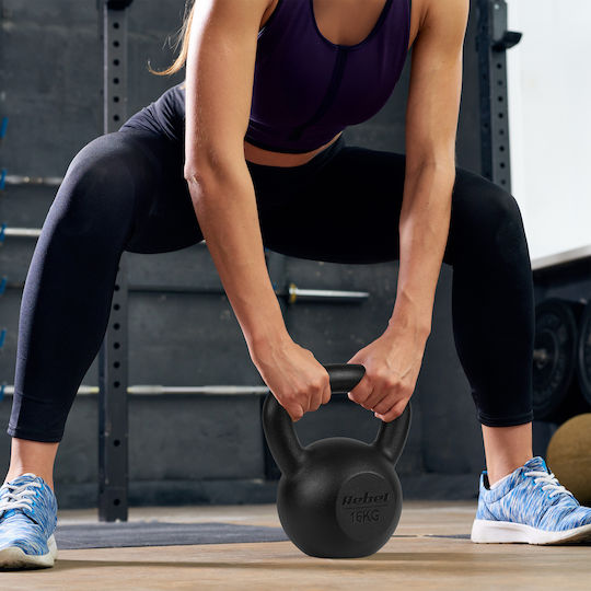 16 kg Gusseisen Kettlebell Rebel Active