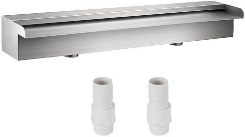 Vevor Pool Waterfall made of Stainless Steel 59.944x11.43x7.874cm Silver