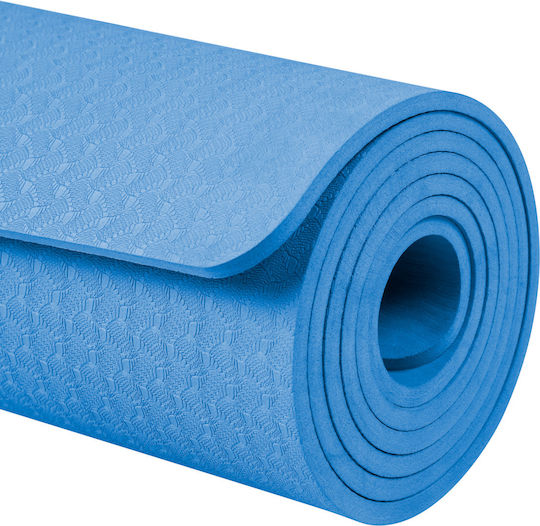 Lechpol Fitnessmatte Yoga/Pilates Blau (183x61cm)