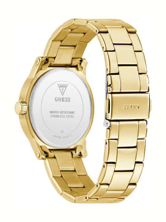 Womens Watch 36mm Chronograph Battery With Gold Stainless Steel Bracelet