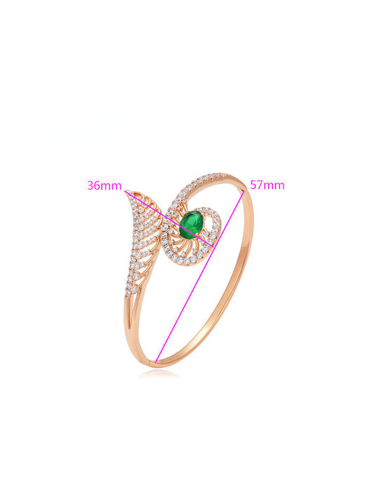 Chrysothemiss Women's Bracelet Gold Plated with Zircon