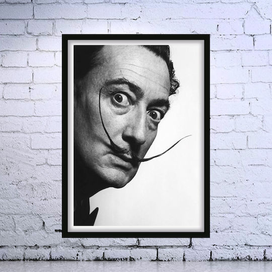 Poster Salvador Dalí Prt015 21cm X 30cm Λευκό Ξύλινο Κάδρο