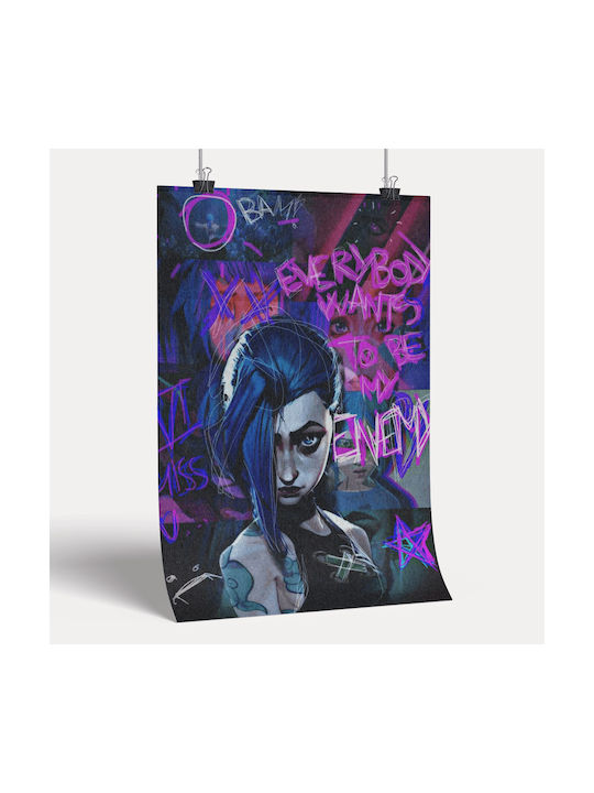 Gaming Poster Jinx Arcane Gm1111 30cm X 40cm