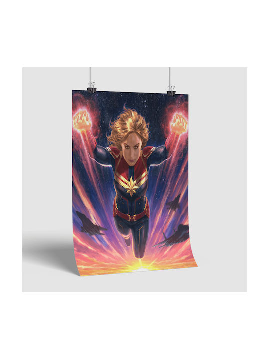 Poster Captain Marvel Mv034 30cm X 40cm