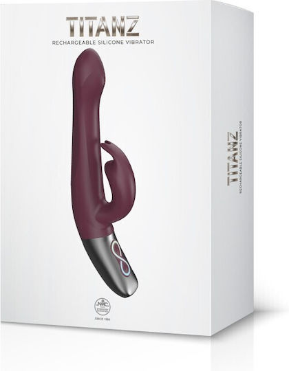 Nanma Titanz Vibrator G-Spot 21.5cm Rubine Red