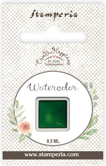 Stamperia Blattgrün Aquarellnapf 0,5 ml