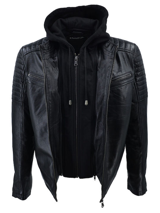 Dermatina 100 Leather Jacket Black