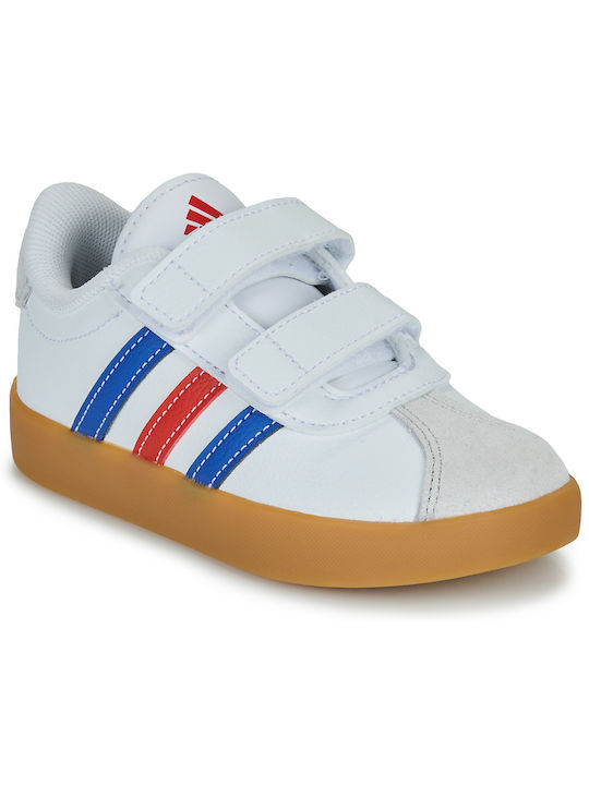 adidas Vl Court 3.0 Cf I Kids Sneakers with Scratch White