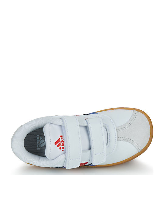 VL Court 3.0 Cf Kids Sneakers with Hoop & Loop Closure White