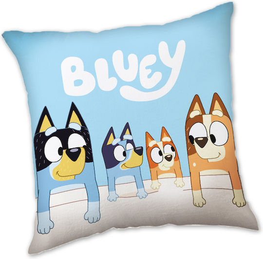 40x40 Polyester Pillow Bluey Double-sided