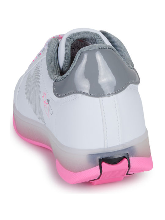 Kids Sneakers with Wheels White
