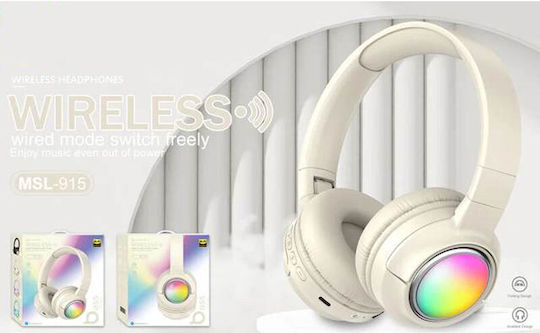 MSL-915 Bluetooth Wireless On Ear Headphones Purple